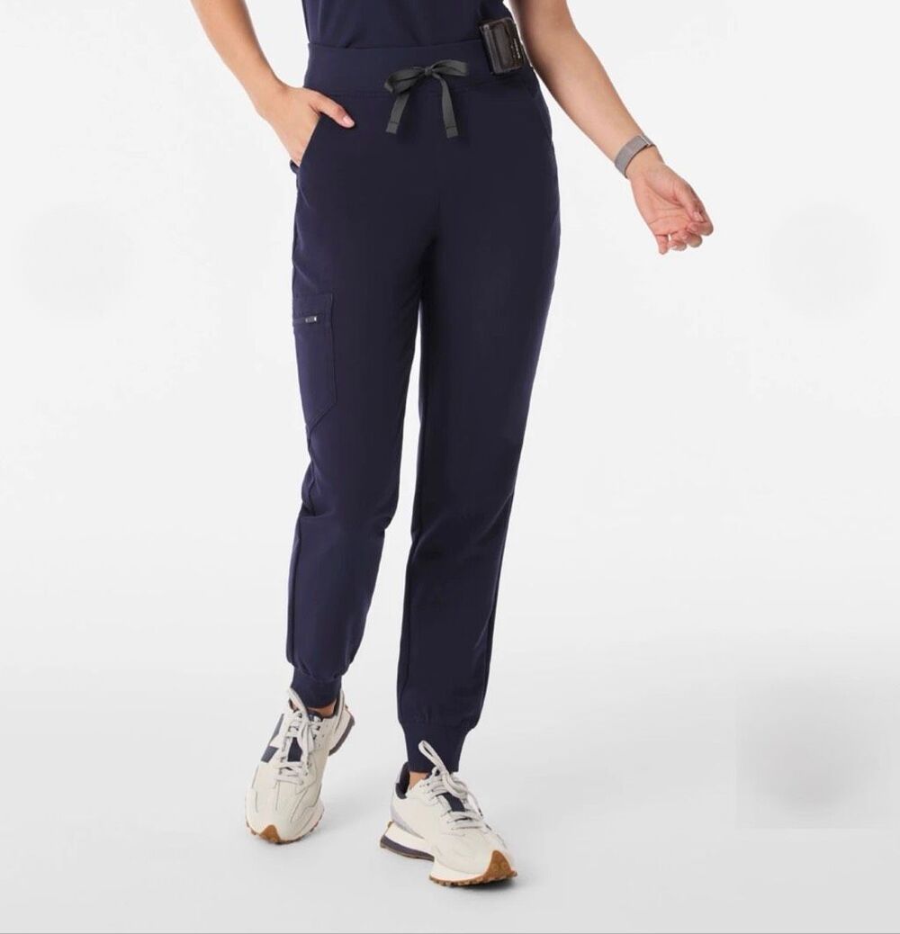 Figs NEW Size S Navy high-rise Zamora Scrubs jogger pants